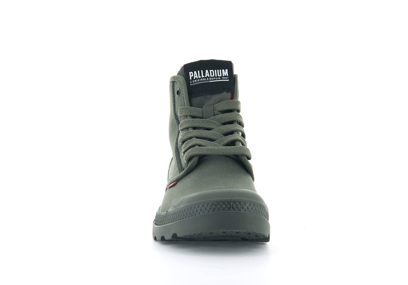 Olive Palladium Pampa Dare 2 Survive Kids' Boots | USA  8236541-SA