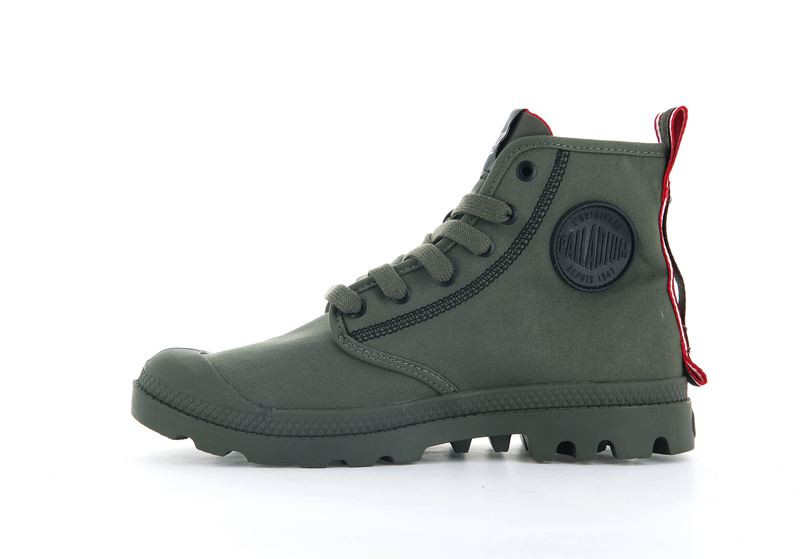 Olive Palladium Pampa Dare 2 Survive Men's Boots | USA  2648719-YG