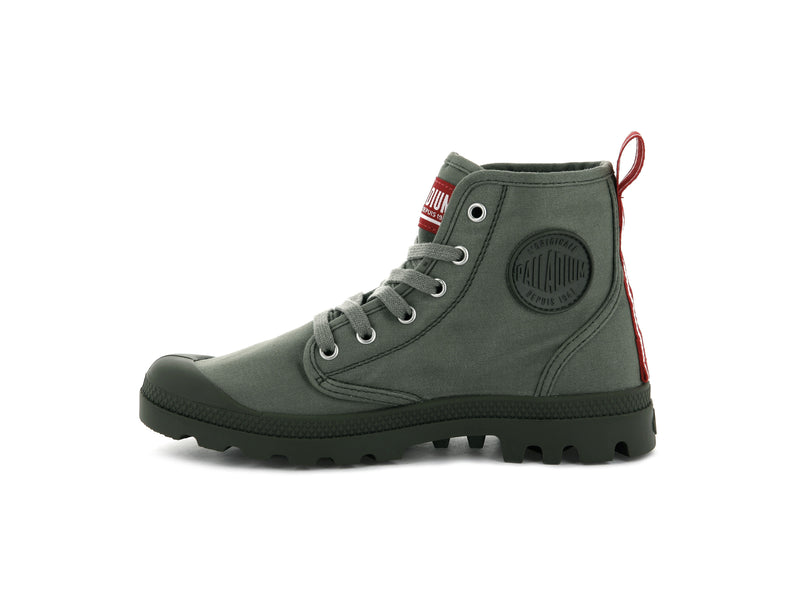 Olive Palladium Pampa Hi Dare Women's High Tops | USA  2703489-HK