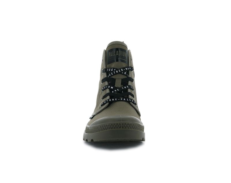 Olive Palladium Pampa Hi Future Kids' Boots | USA  9673512-CT