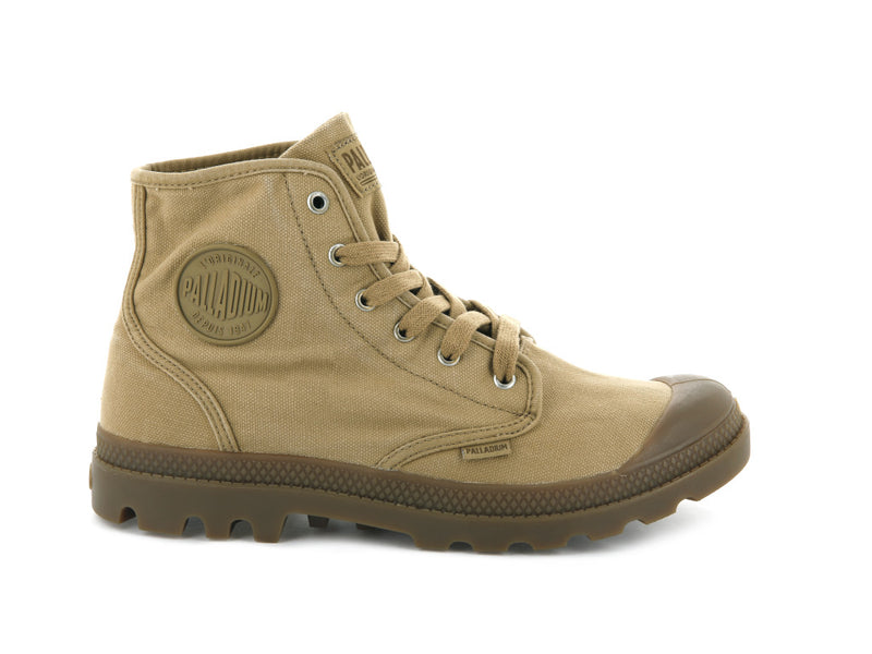 Olive Palladium Pampa Hi Men\'s Boots | USA  6819704-XY