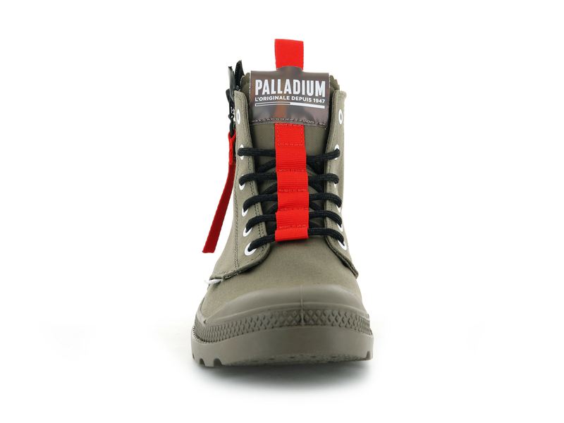 Olive Palladium Pampa Hi Ticket To Earth Men's High Tops | USA  5038147-ME