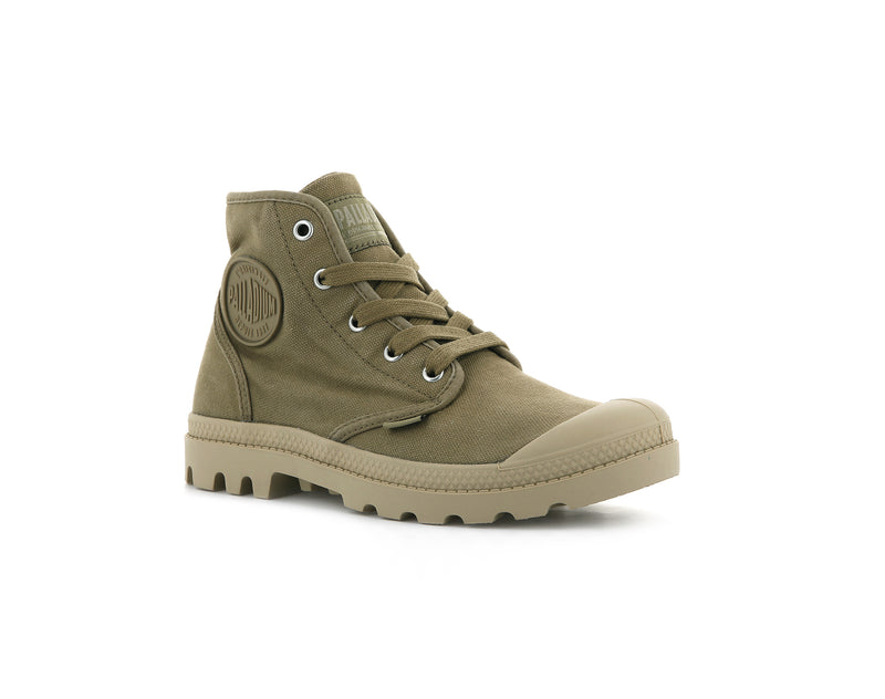 Olive Palladium Pampa Hi Women's Boots | USA  8453792-FC