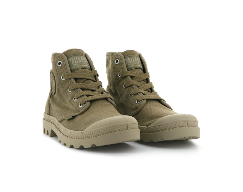 Olive Palladium Pampa Hi Women's Boots | USA  8453792-FC