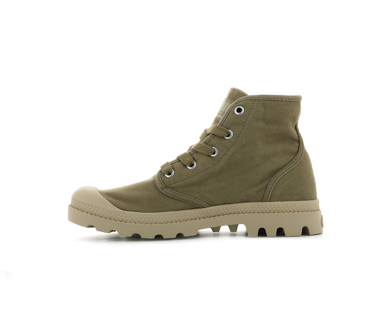 Olive Palladium Pampa Hi Women's High Tops | USA  5963874-IS