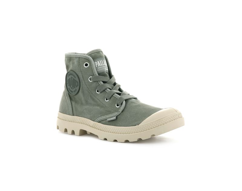 Olive Palladium Pampa Hi Women's High Tops | USA  9372146-SU