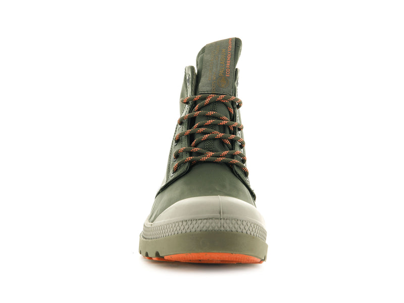 Olive Palladium Pampa Lite+ Recycle Wp+ Women's Boots | USA  1365478-HC