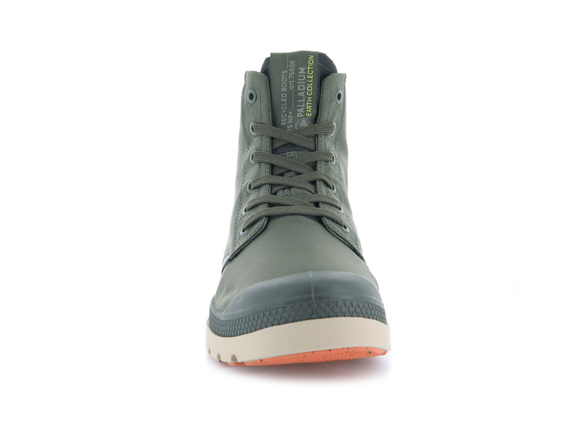 Olive Palladium Pampa Lite+ Recycle Wp+ Women's High Tops | USA  6495018-FE