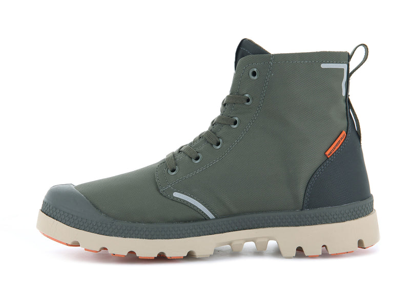 Olive Palladium Pampa Lite+ Recycle Wp+ Kids' Boots | USA  7365809-NS