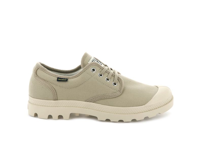 Olive Palladium Pampa Oxford Originale Kids\' Low Tops | USA  4907821-ZK