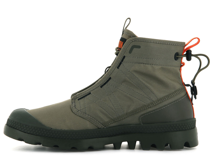 Olive Palladium Pampa Travel Lite Women's Boots | USA  2794508-WP