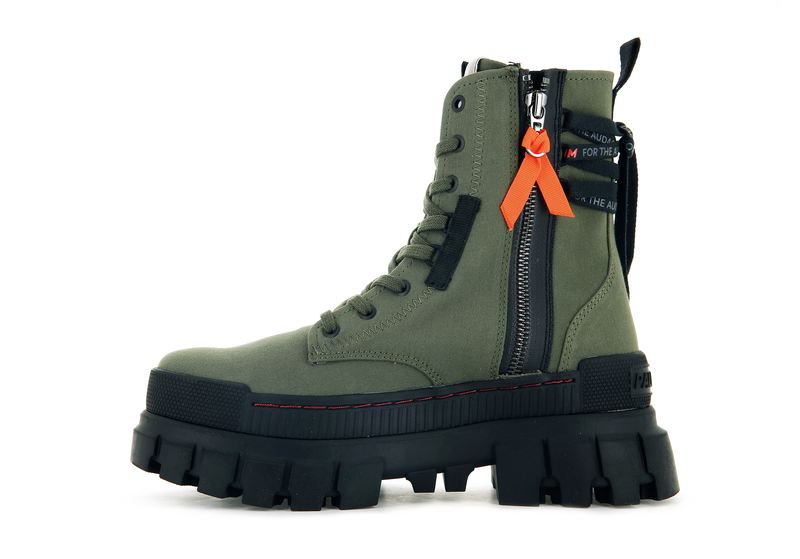 Olive Palladium Revolt Tx Women's Boots | USA  1894263-XY