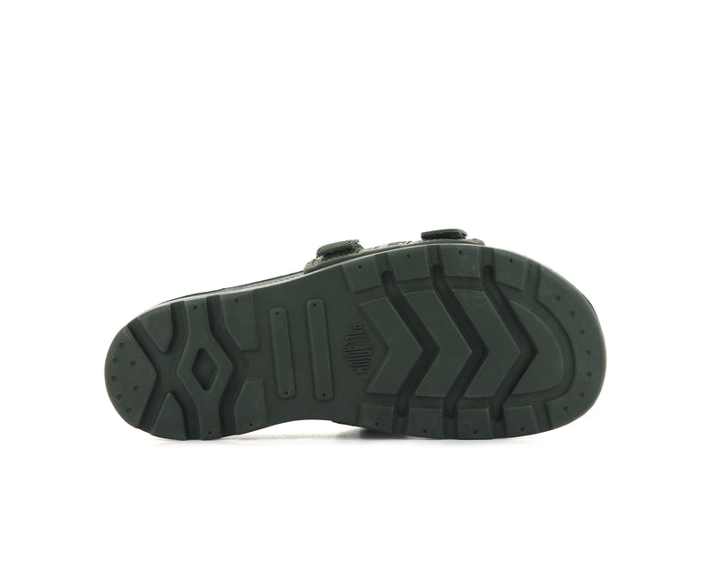 Olive Palladium Solea Kids' Slides | USA  8379451-LU