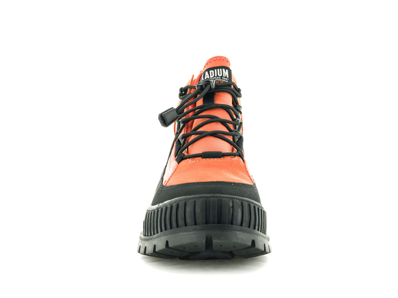 Orange Palladium Pallashock Travel Wp+ Kids' Boots | USA  6538074-VM