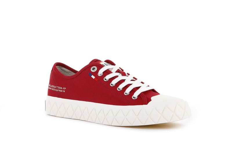 Red Palladium Palla Ace Canvas Kids' Low Tops | USA  5841720-DG