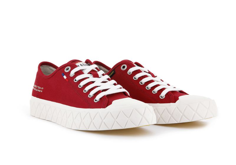 Red Palladium Palla Ace Canvas Kids' Low Tops | USA  5841720-DG