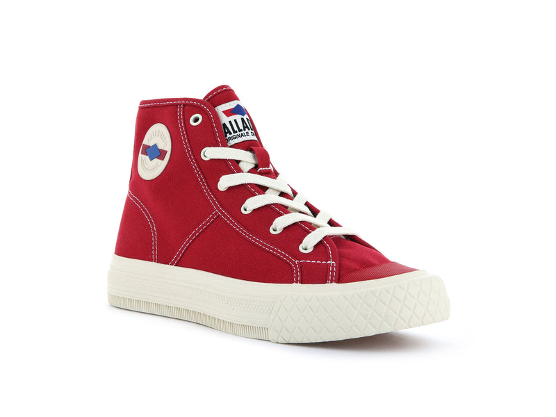 Red Palladium Palla Louvel Kids' High Tops | USA  0673189-EB