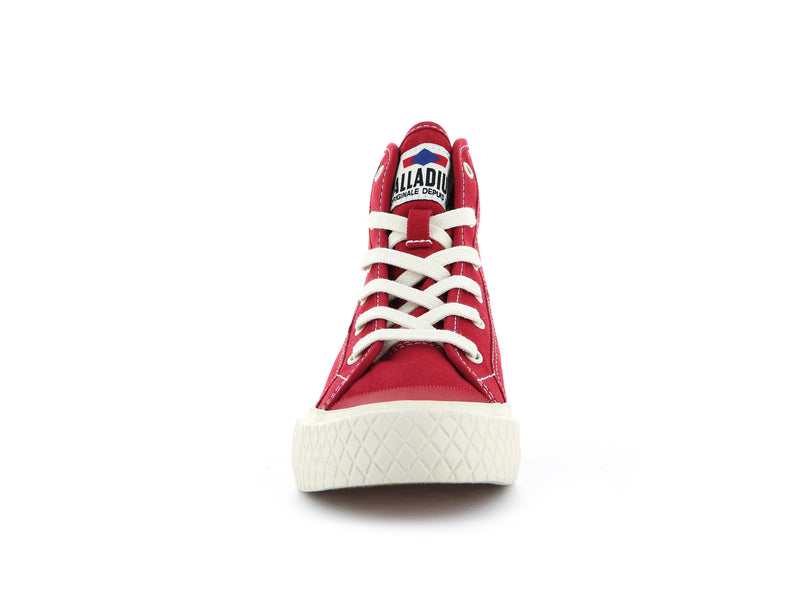 Red Palladium Palla Louvel Women's High Tops | USA  4165328-QM