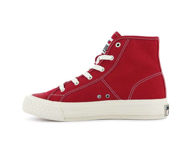 Red Palladium Palla Louvel Women's High Tops | USA  4165328-QM