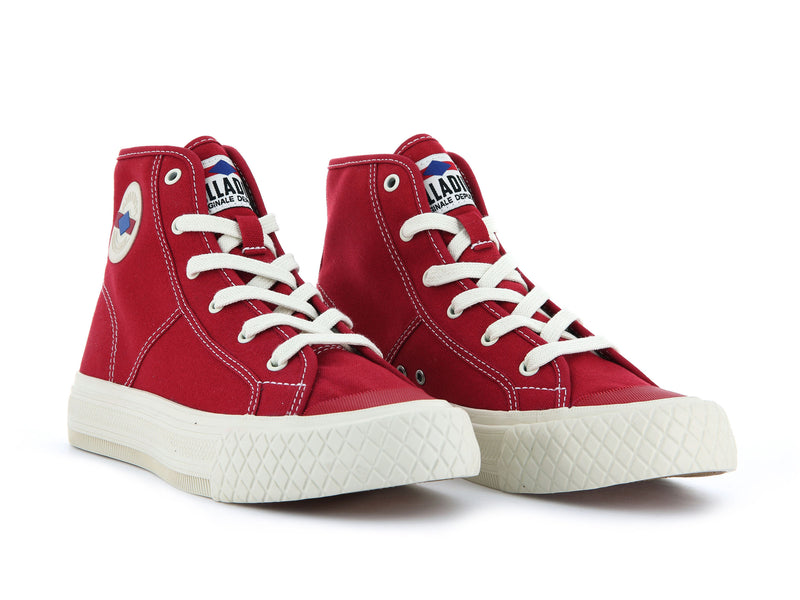 Red Palladium Palla Louvel Women's High Tops | USA  4165328-QM