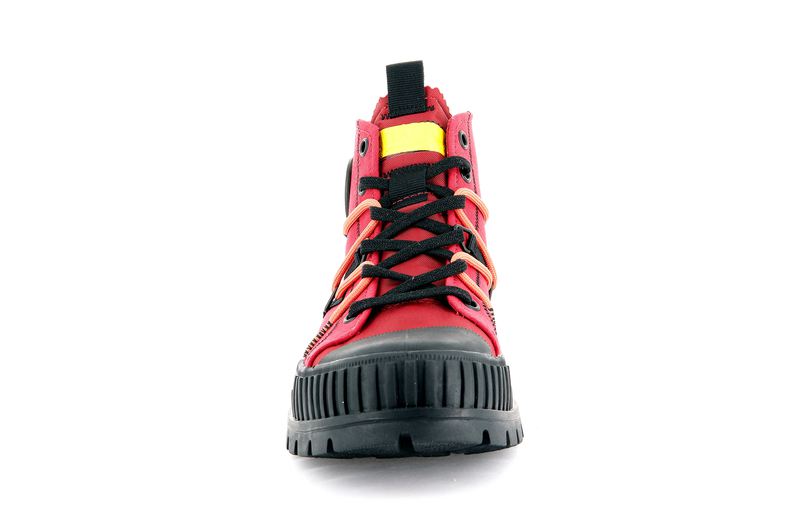 Red Palladium Pallashock Re-Craft Kids' Boots | USA  6850931-FH