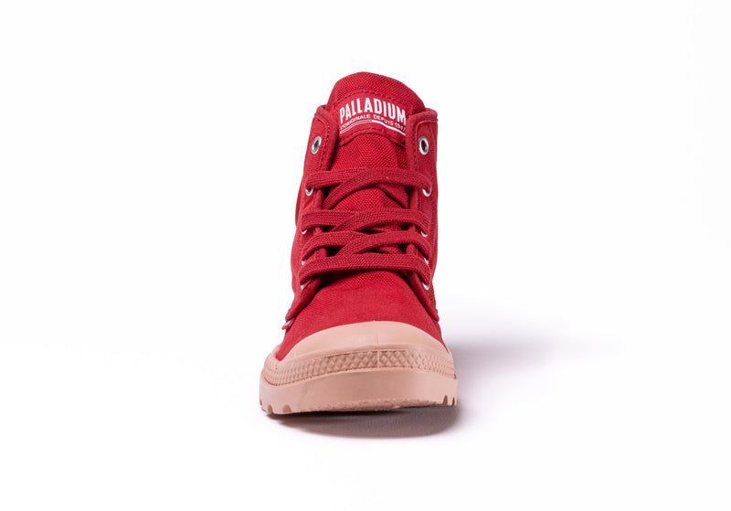 Red Palladium Pampa Hi V Kids' Boots | USA  0126357-PX