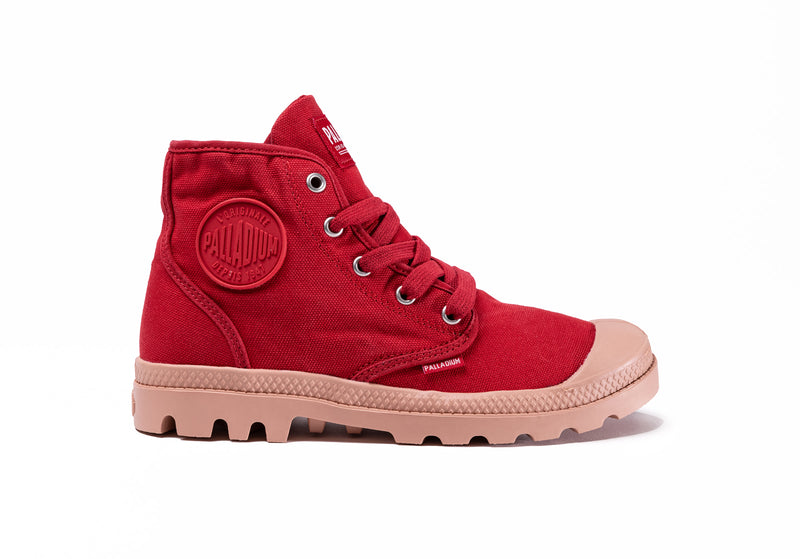 Red Palladium Pampa Hi V Kids\' Boots | USA  0126357-PX