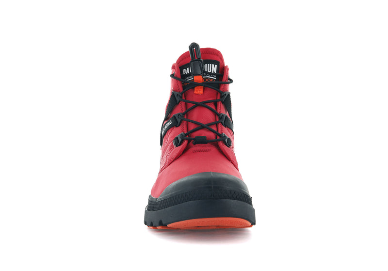 Red Palladium Pampa Travel Lite+ Waterproof Women's High Tops | USA  3612750-EF