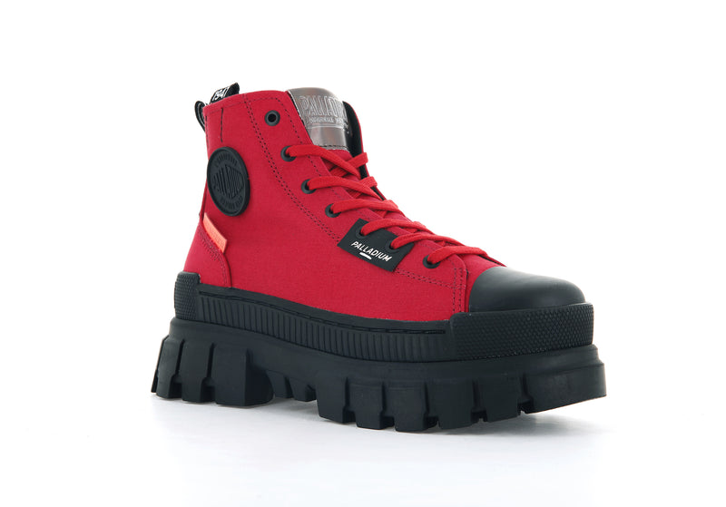 Red Palladium Revolt Hi Tx Women's Boots | USA  4129685-WF