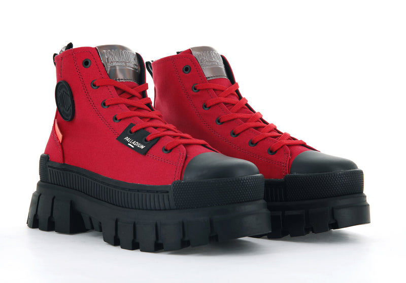 Red Palladium Revolt Hi Tx Women's Boots | USA  4129685-WF