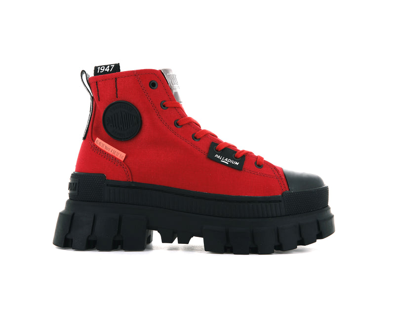 Red Palladium Revolt Hi Tx Women\'s High Tops | USA  4107658-PD