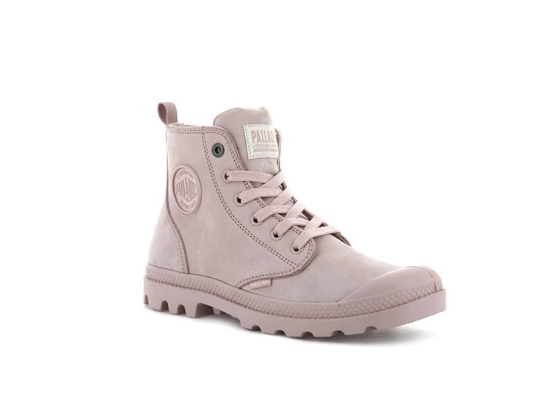 Rose Palladium Pampa Hi Zip Nubuck Women's High Tops | USA  4395802-TV