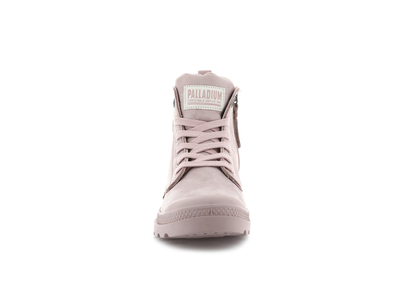 Rose Palladium Pampa Hi Zip Nubuck Women's High Tops | USA  4395802-TV