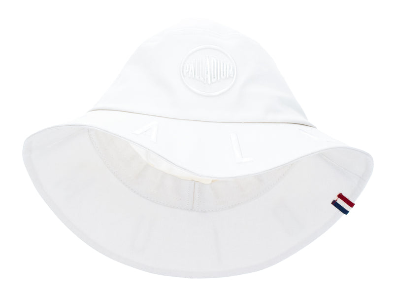 White Palladium Logo Bucket Kids' Hats | USA  2987340-WM