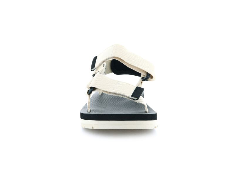 White Palladium Outdoorsy Urbanity Kids' Sandals | USA  0974813-TU