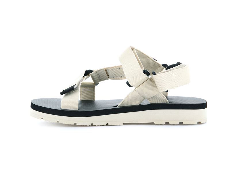 White Palladium Outdoorsy Urbanity Kids' Sandals | USA  0974813-TU