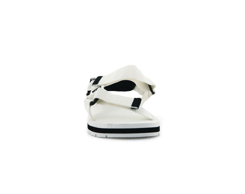 White Palladium Outdoorsy Urbanity Kids' Sandals | USA  5017296-NO