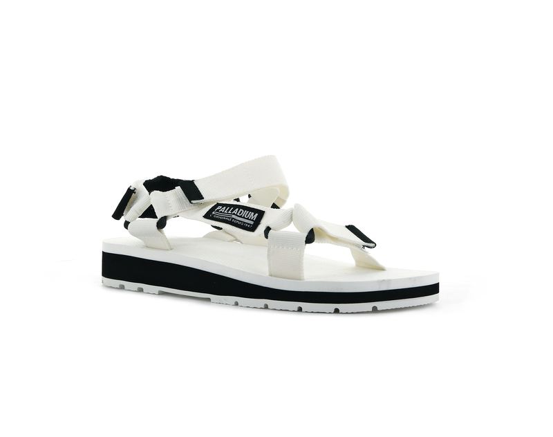 White Palladium Outdoorsy Urbanity Men's Sandals | USA  9480162-HM