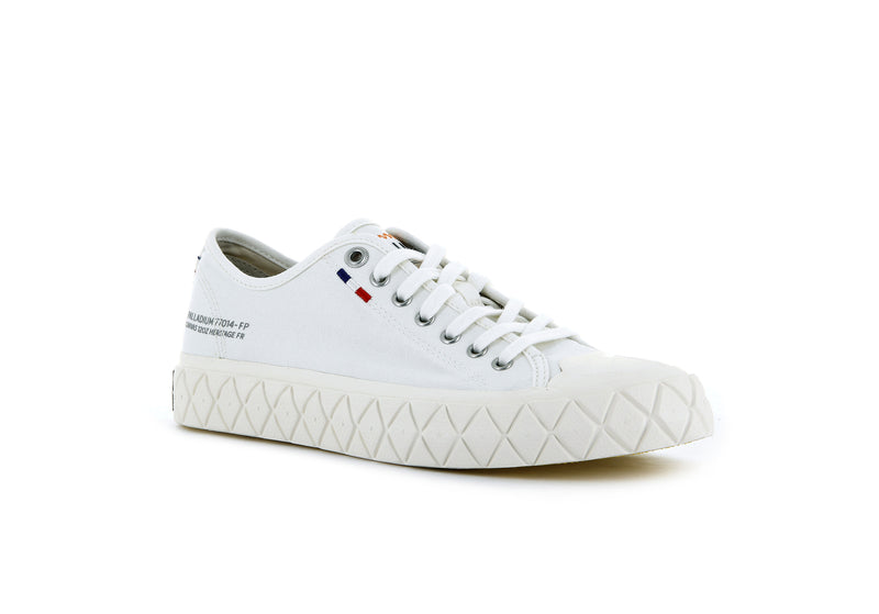 White Palladium Palla Ace Canvas Women's Low Tops | USA  5481902-IB