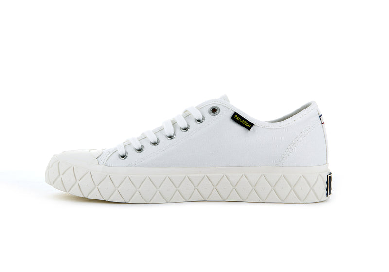 White Palladium Palla Ace Canvas Women's Low Tops | USA  5481902-IB