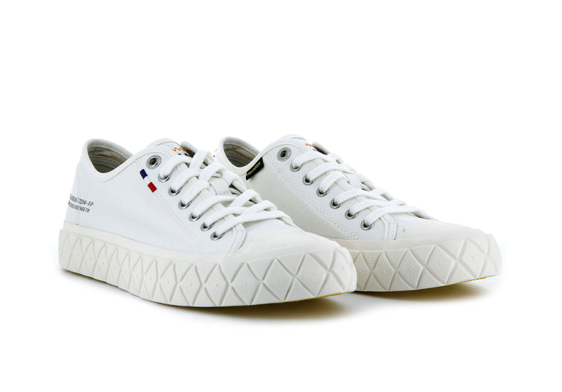 White Palladium Palla Ace Canvas Women's Low Tops | USA  5481902-IB