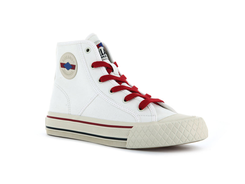 White Palladium Palla Louvel Kids' High Tops | USA  4507391-UK