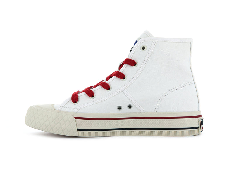 White Palladium Palla Louvel Kids' High Tops | USA  4507391-UK