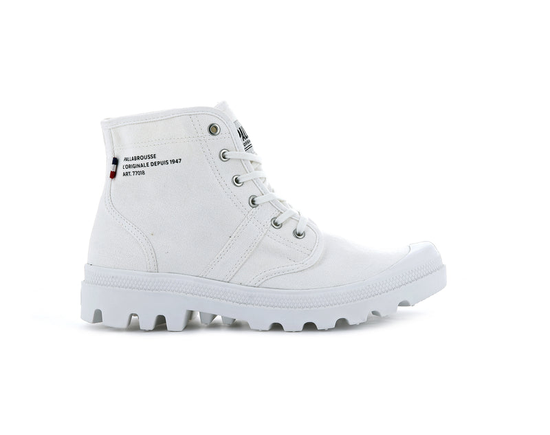 White Palladium Pallabrousse Legion Women\'s High Tops | USA  0213867-FX