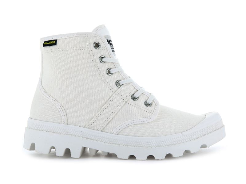 White Palladium Pallabrousse Men\'s Boots | USA  8345691-JP