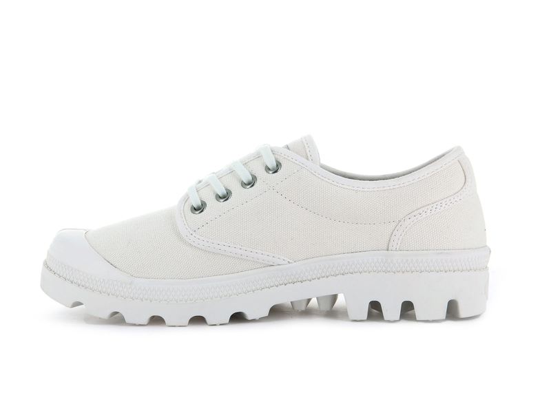 White Palladium Pallabrousse Oxford Women's Low Tops | USA  2840659-IB