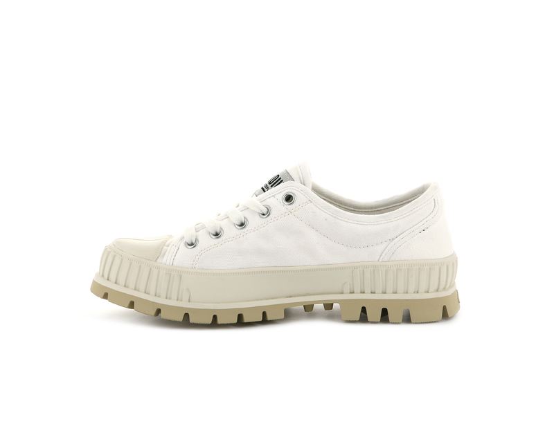 White Palladium Pallashock Og Women's Low Tops | USA  5049813-SU