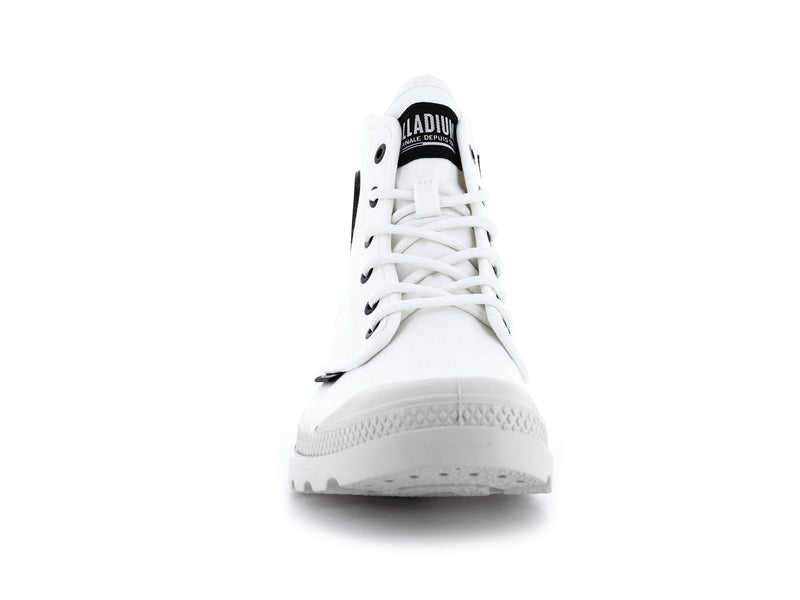 White Palladium Pampa Hi Htg Supply Kids' Boots | USA  0942576-TM