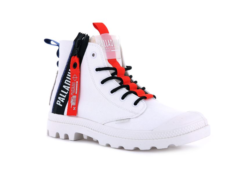 White Palladium Pampa Hi Ticket To Earth Women's High Tops | USA  3648150-VF