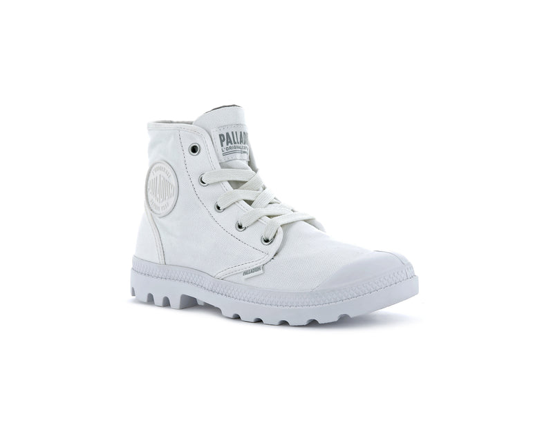 White Palladium Pampa Hi Women's Boots | USA  5642130-MN